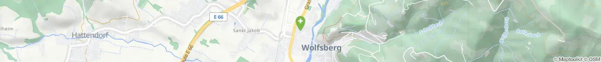 Kartendarstellung des Standorts für Apotheke Zur Mariahilf in 9400 Wolfsberg